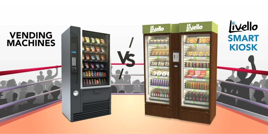 Livello vs. traditionelle Verkaufsautomaten